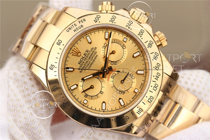 ROLEX Cosmograph Daytona Gold Dial 18K