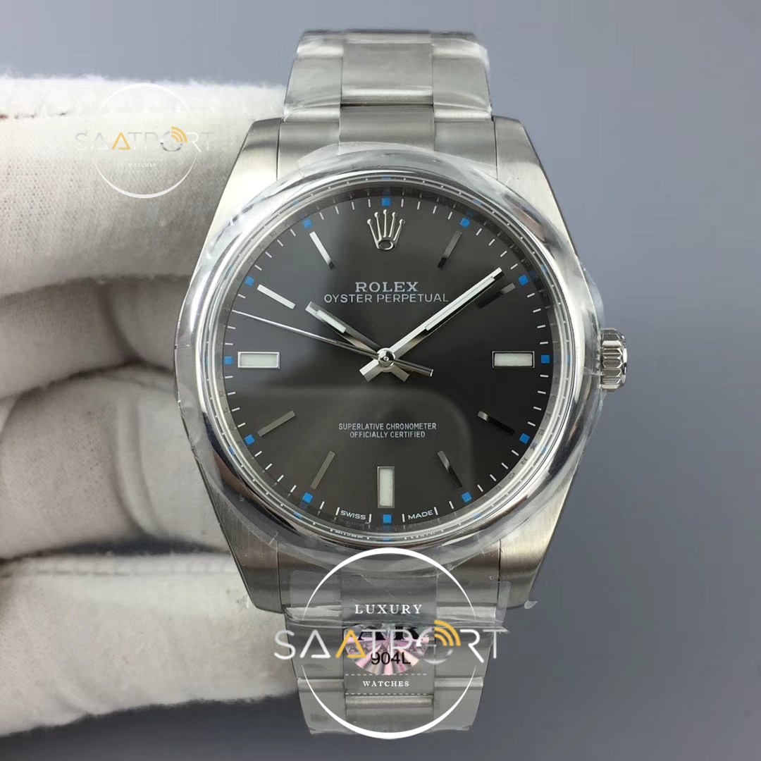 Rolex Oyster Perpetual 39mm 114300 ARF 1-1  904L  Gray  Dial