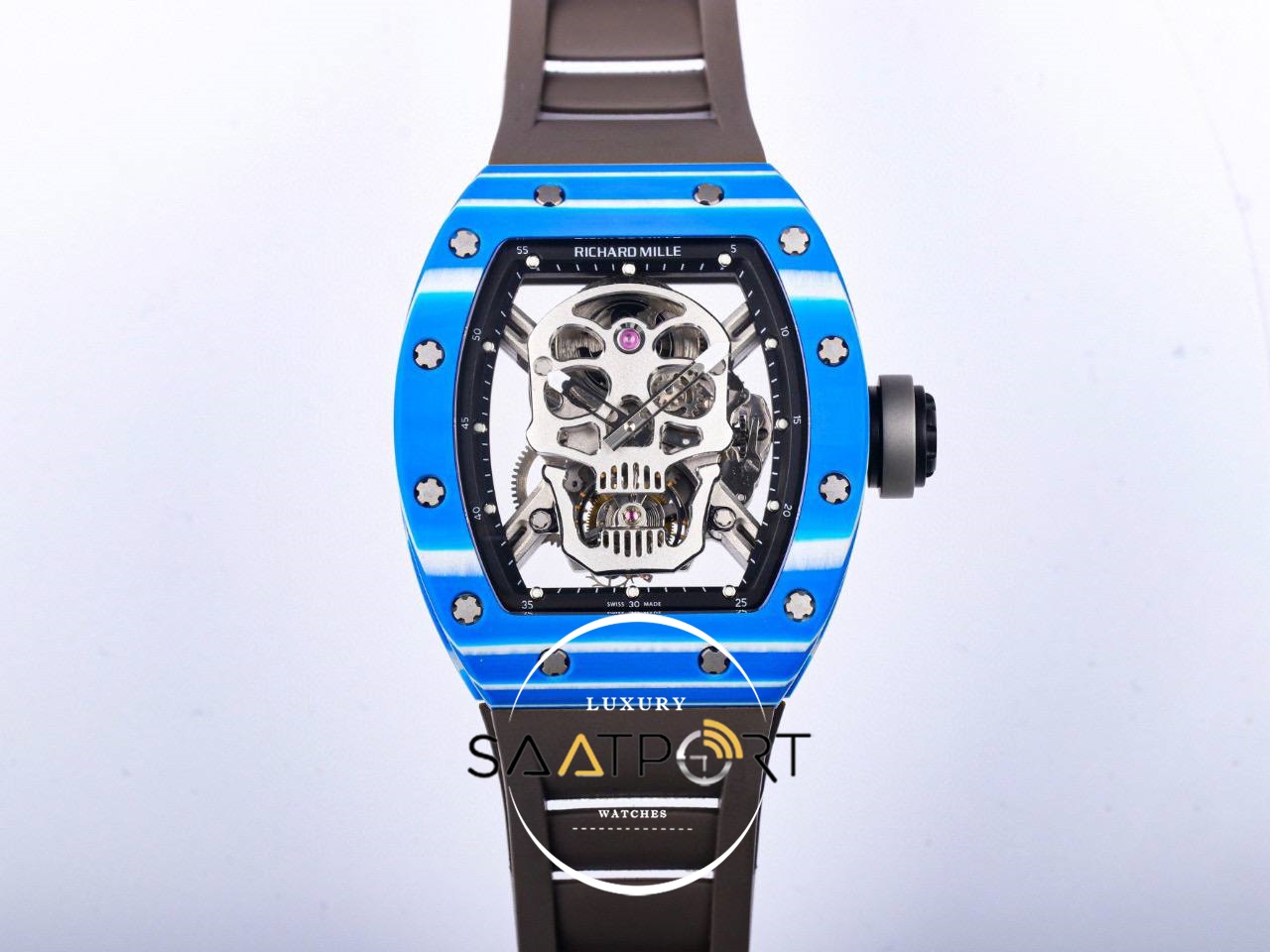 Richard Mille RM052-01 NTPT Tourbillon Blue Skull Carbon