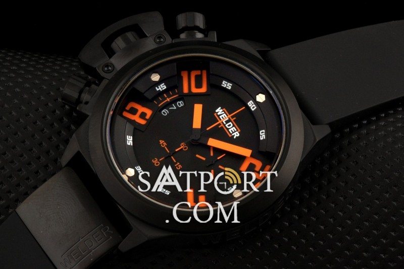 Welder K24 Black Orange Chronograph