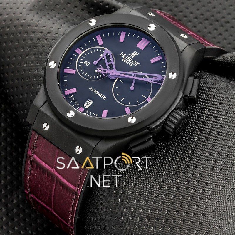 Hublot Classic Fusion Purple Chronograph