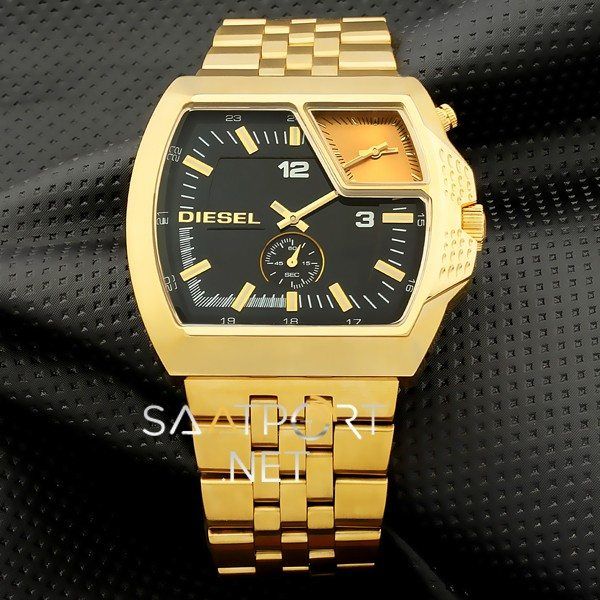 D Gold Case Steel Chronograph