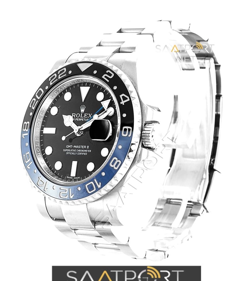 Rolex GMT-Master II Batman Stainless Steel 116710BLNR 3186 Eta Mekanizma