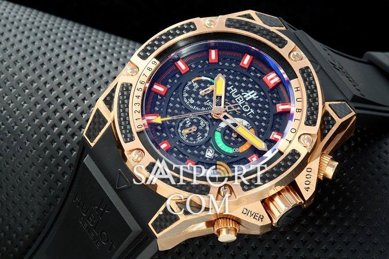 Hublot King Power Musee Black Gold Chronograph