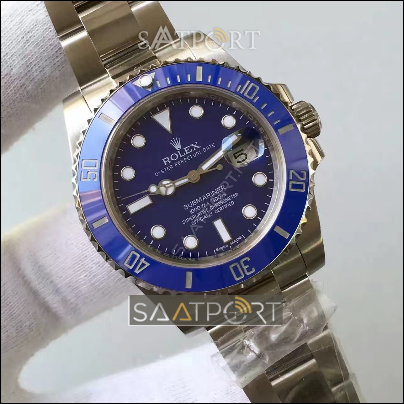 Rolex Submariner 16610 Stainless Steel Ceramic 116619LB 3135 Eta Saat