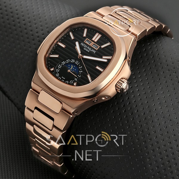 Patek Phılıppe Nautilis Rose Siyah Kadran