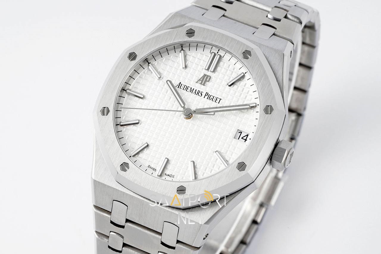 Audemars Piguet 15500 White Dial APS Factory Super Clone Eta