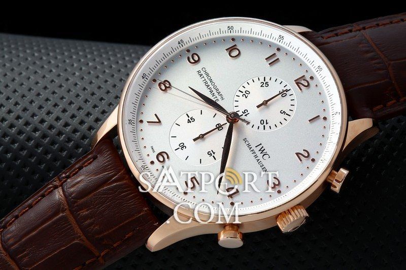 IWC Schaffhausen Rattrapante Deri Kordon