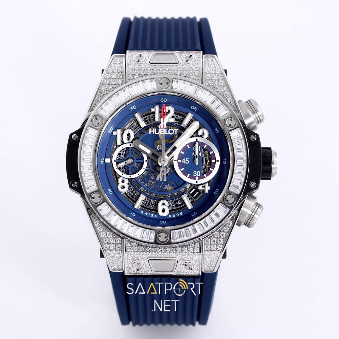 Hublot Big Bang Unico Silver blue  Baget Super Clone Eta