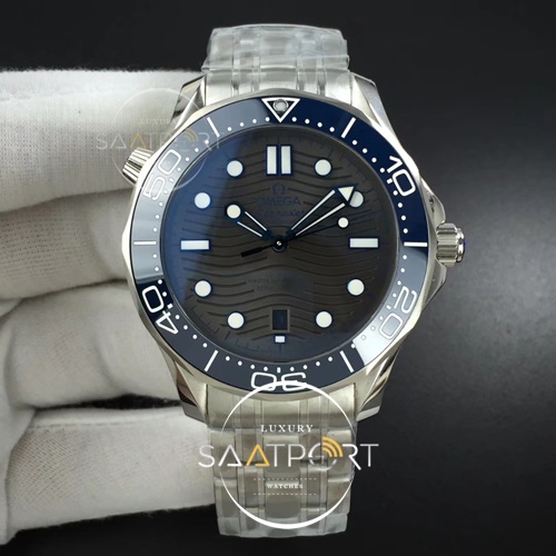 Omega saat  42mm 2018 Seamaster Diver 300M OMF Best Edition Blue Ceramic Gray