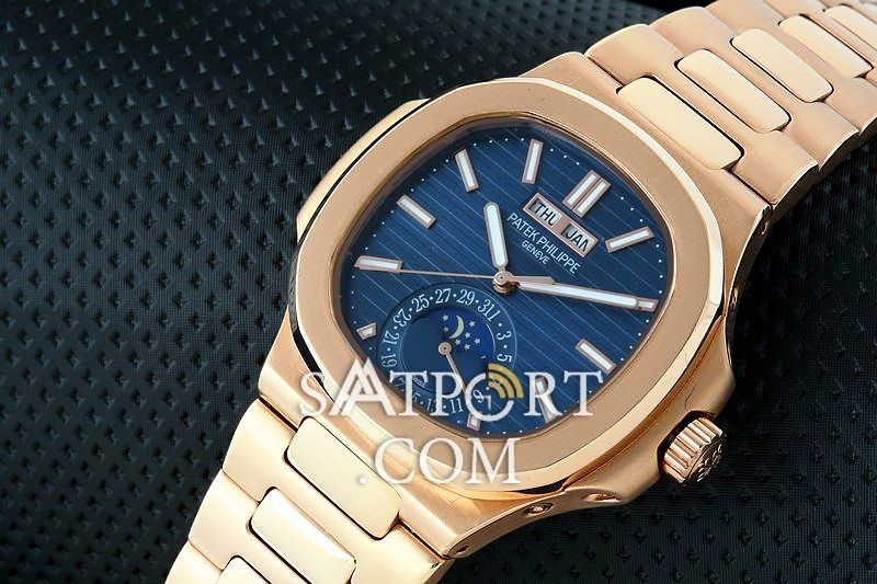 Patek Philippe Nautilus Rose Lacivert Kadran