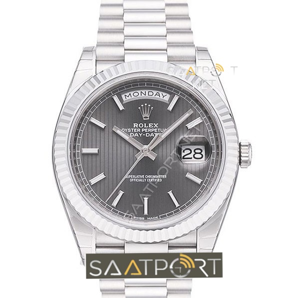 Rolex Day Date Gold dar Rhodium