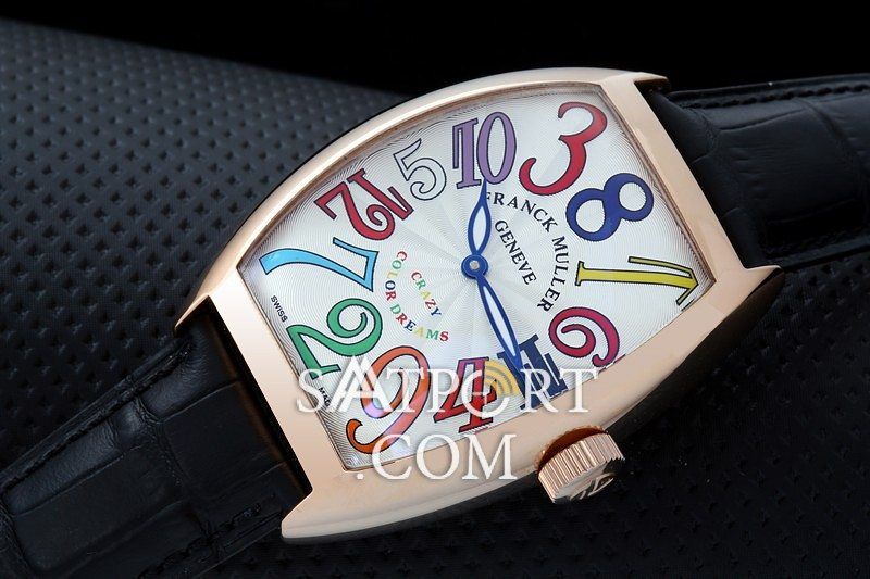 Franck Muller Crazy Hours Gold Beyaz Kadran