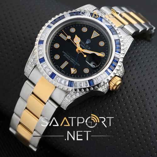 Rolex Gmt Master II 116759 Two Tone Baget Taşlı Otomatik