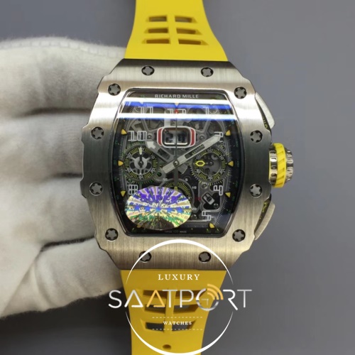 RM11-03 KVF Super CLON Crystal Skeleton  Yellow Racing Rubber