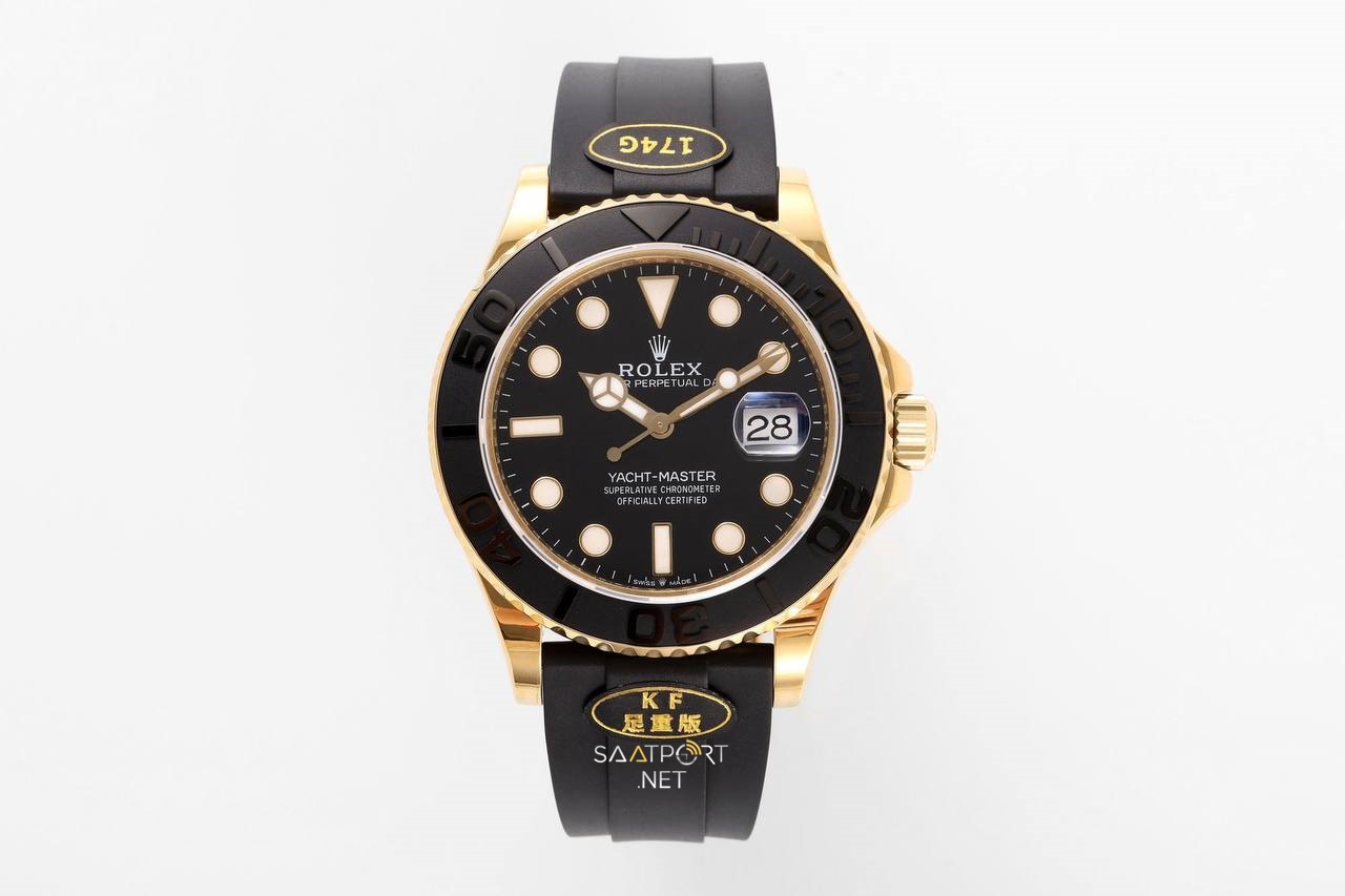 Rolex Yacht-Master 42mm Silikon Kordon Super Clone Eta 226658