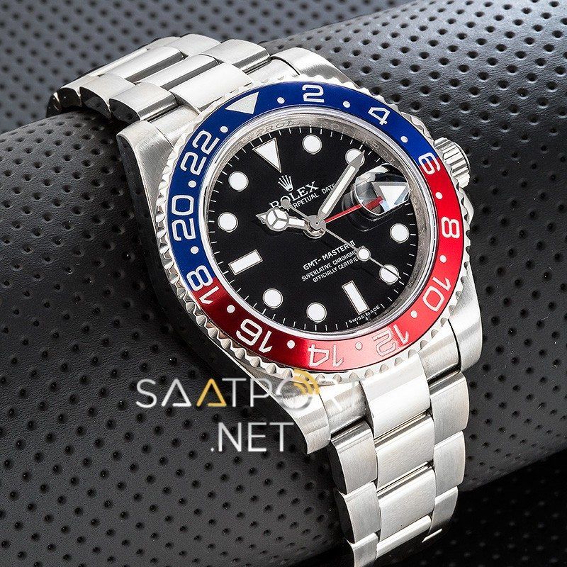 Rolex GMT Master II Seramik Bezel 3186 Swiss ETA