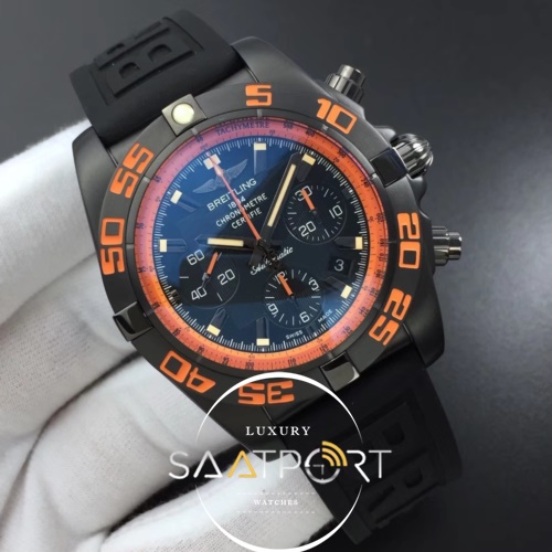 Breitling Chronomat 44mm Blacksteel Orange GF Best Edition