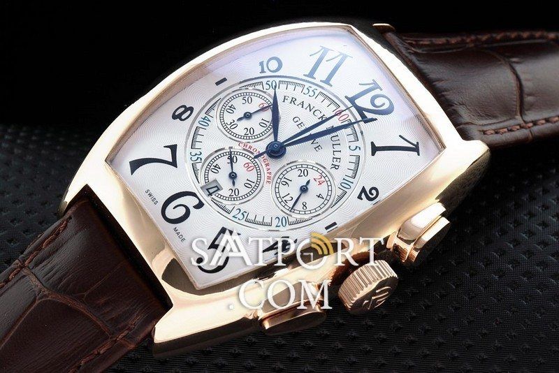 Franck Muller Gold Kahve Beyaz Kadran