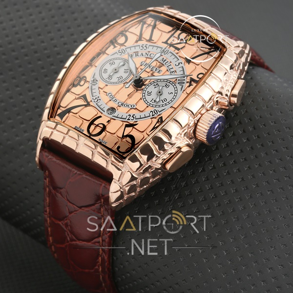 Franck Muller Cronometreli Gold Croco Otomatik