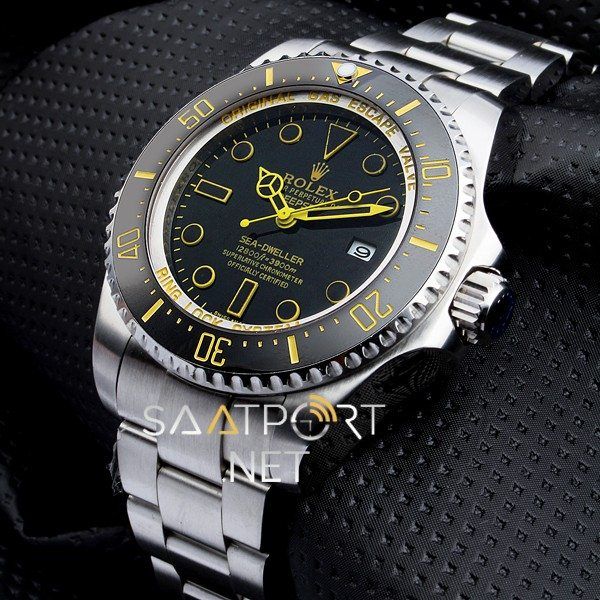 Rolex Deepsea Black Out Sarı Kadran