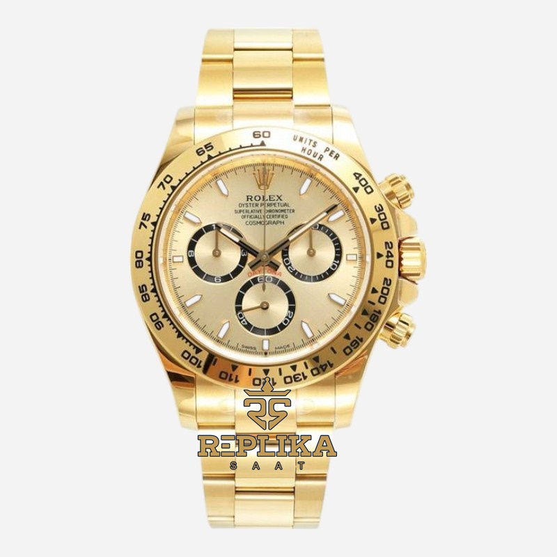 Rolex Daytona 126508 Full Gold 904L Kasa 4131 Super Clone ETA