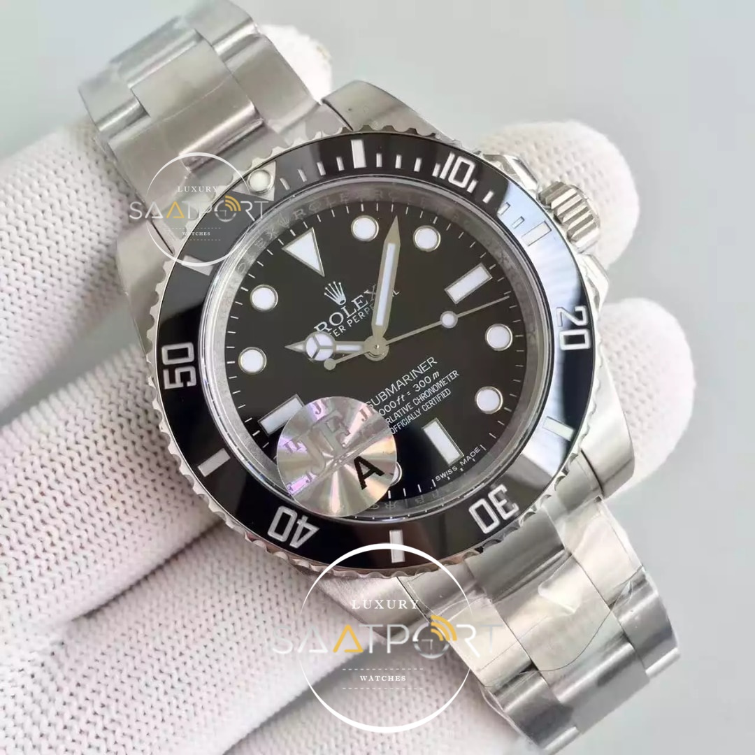 Rolex Submariner 114060 Black Ceramic No Date JF SH3130 V2