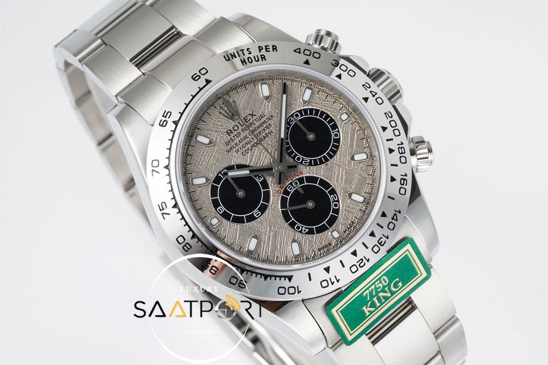 Rolex Daytona 116509 King Factory Göktaşı Kadran 40 mm 904L Kasa Super Clone ETA