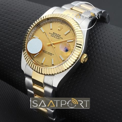 Rolex Datejust Gold Dial 41 mm otomatik