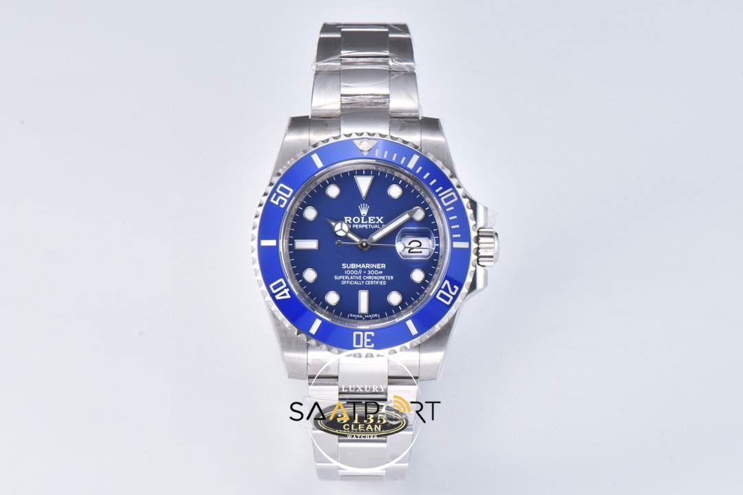 Rolex Submariner 116619LB Clean Factory Mavi Kadran 40mm 904L Clone