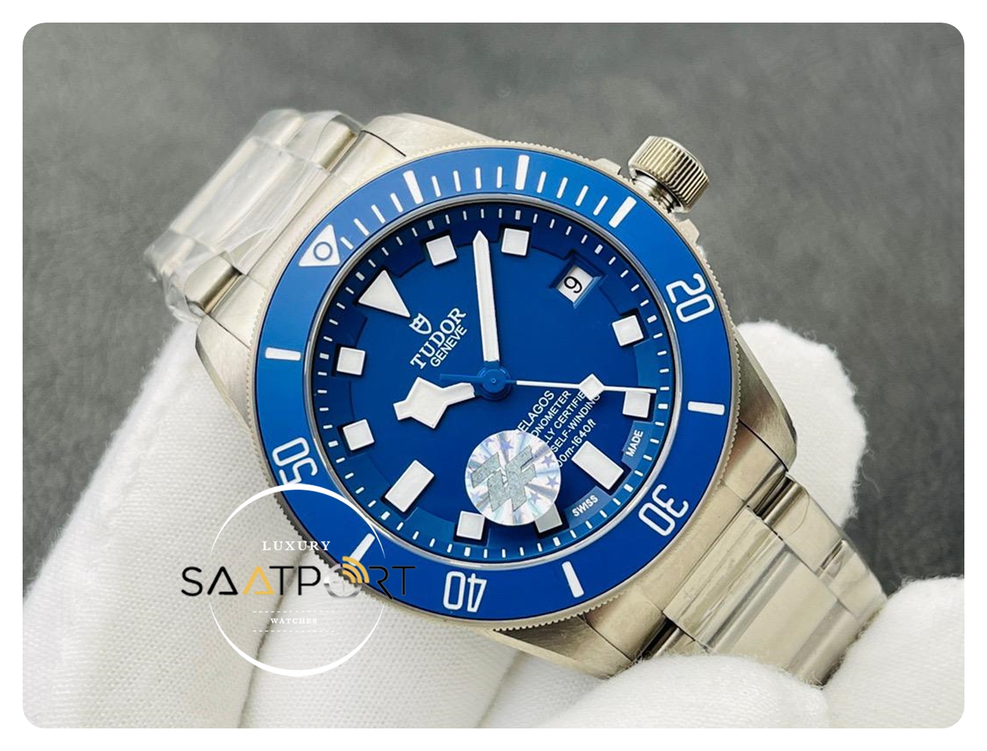 Tudor Pelagos M25600TB Titanyum Kasa Seramik Mavi Bezel Super Clone ETA