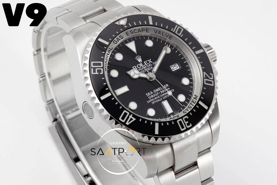 Rolex Sea-Dweller Deepsea 126660 904L Çelik 44mm 3230 Super Clone