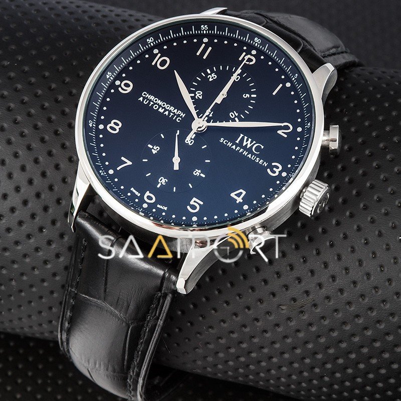 IWC Portugieser Chronograph IW3714 Deri Kordon