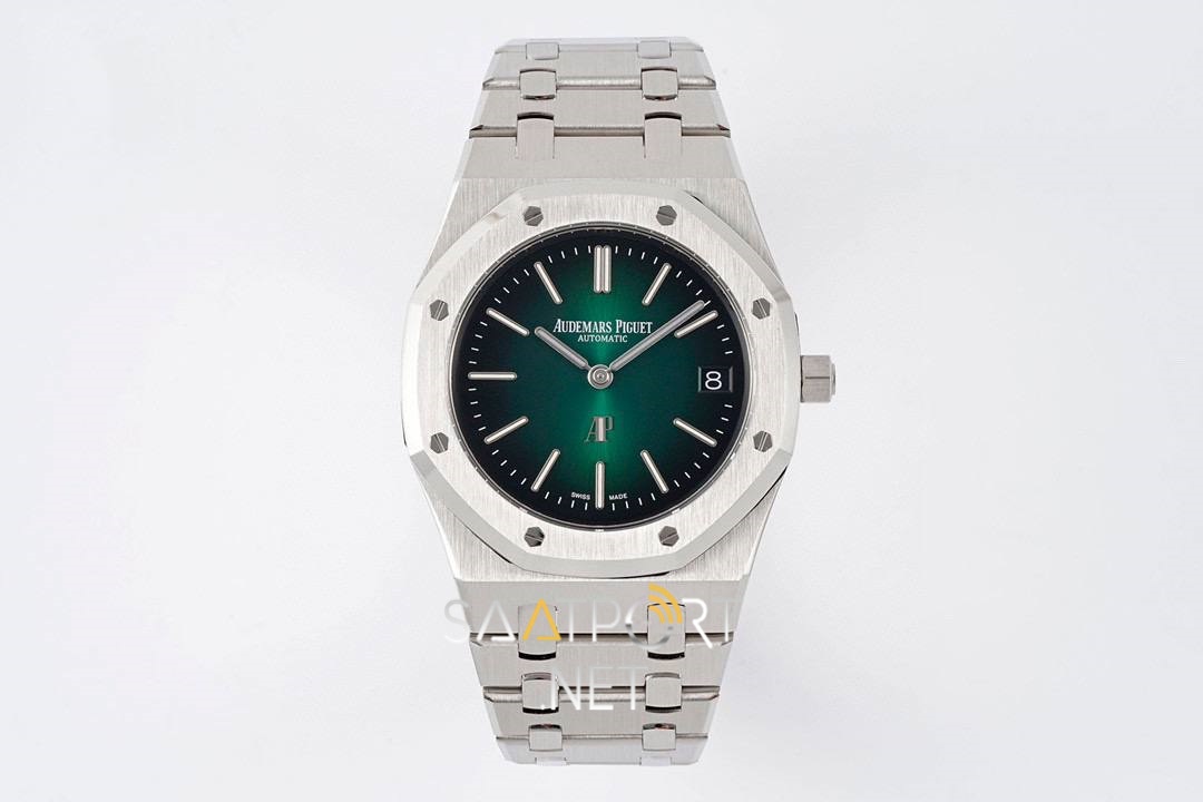 Audemars Piguet 16202PT Jumbo Extra Thin Yeşil Kadran 39mm ZF FACTORY