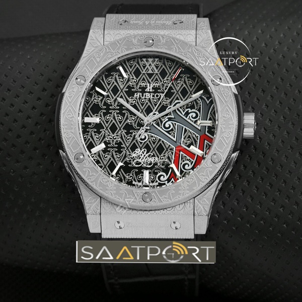 Hublot Saat Modelleri Otomatik Gümüş Kasa