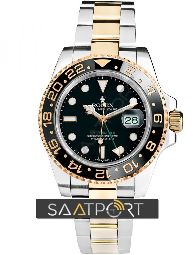 Rolex GMT Master 116713 II Two Tone Swiss Eta 3186 Mekanizma