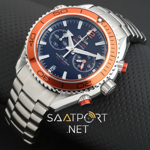 Omega Seamaster Kronometreli Turuncu Seramik Bezel