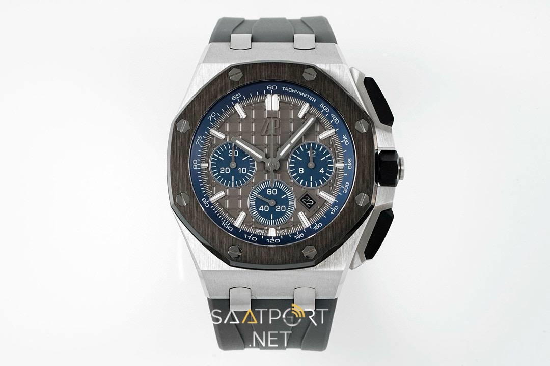 Audemars Piguet 26420 Royal Oak Offshore Gri Kadran 44mm Super Clone ETA