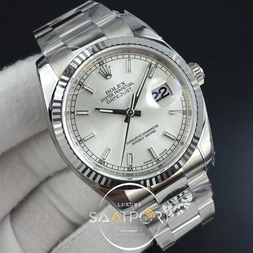 Rolex DateJust 36 mm ARF 1-1 Best Edition 904L Steel Silver Dial on Jubilee Bracelet SH3135 V2