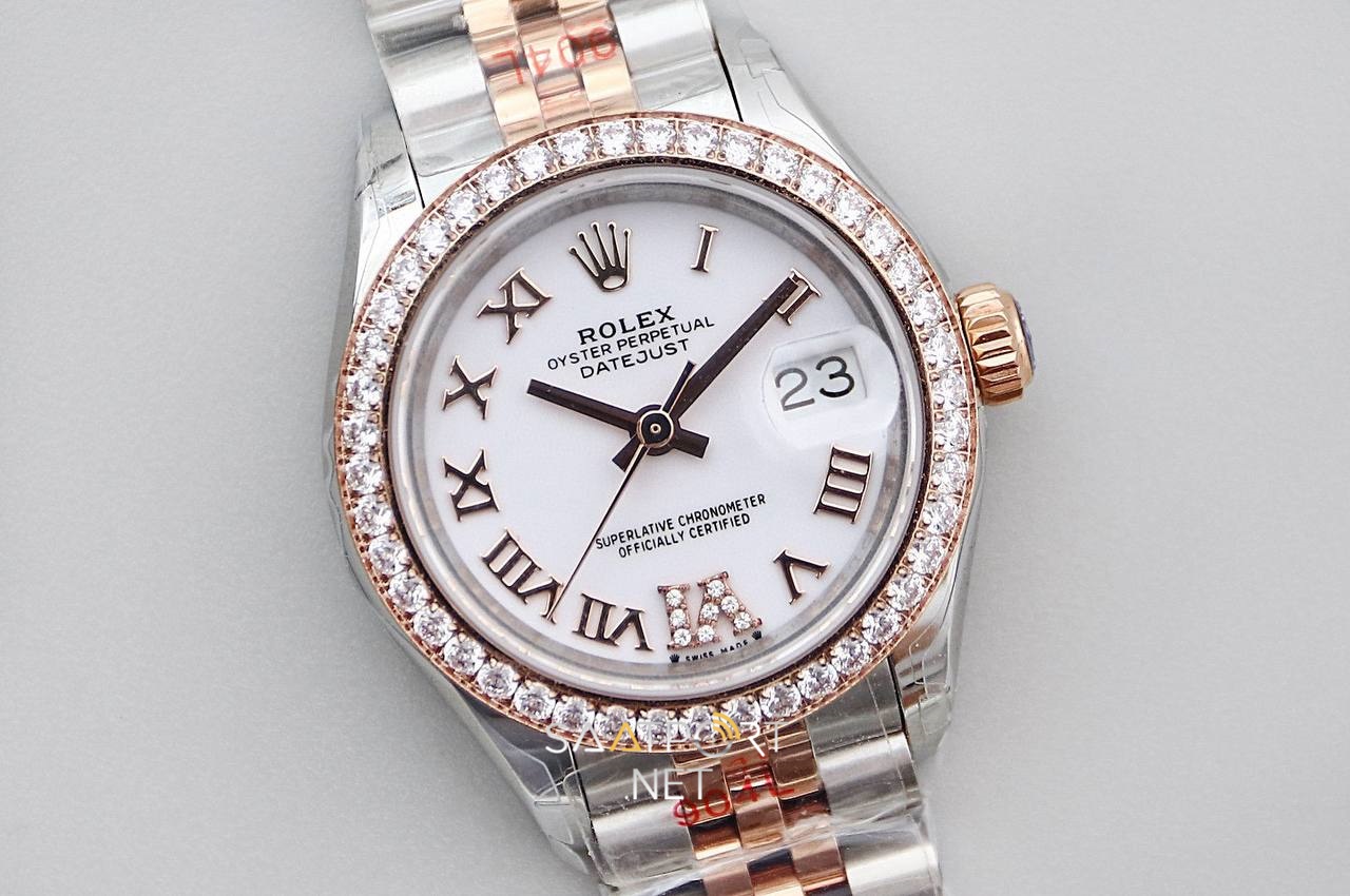 Rolex Lady Datejust 28mm White Dial 279381RBR Eta